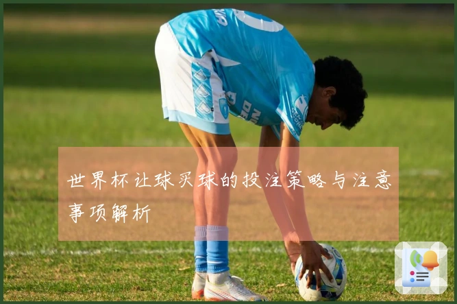 世界杯让球买球的投注策略与注意事项解析